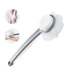 Hydrotherapy Loofah Body Scrubber for Men and Women - Long Handle Bath Sponge for Exfoliating Wet or Dry Skin - Buy Online on GoSupps.com