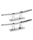 MIZUGIWA 6 Inch Stainless Steel Boat Cleat Mooring Deck Cleats - Set of 2 - Buy Online on GoSupps.com
