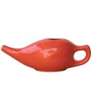 Buy Ancient Impex Ceramic Neti Pot for Nasal Cleansing - Travel-Friendly Design & 5 Sachets of Neti Salt | Natural Relief for Sinus & Congestion (Red - Buy Online on GoSupps.com