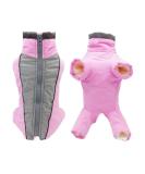 Dog Jacket - Waterproof Fleece Lined Winter Coat for Female Dogs - Warm Pink Dog Clothing | International Shipping Available - Buy Online on GoSupps.com