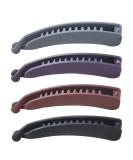 Androxeda 4-Piece Slipproof Banana Hair Clip Set Colorful Women s Ponytail Accessories - Buy Online on GoSupps.com