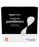 Amazon Basics Thin Pantiliners, Regular Length 100 Count - 1 Pack (Solimo), Pack of 1 - Buy Online on GoSupps.com
