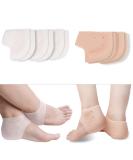 Silicone Gel Heel Sleeve for Plantar Fasciitis - 5 Pairs Ankle Protectors for Pain Relief - Buy Online on GoSupps.com