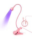 Buy Krofaue UV Nail Polish Curing Lamp - 3W Gel Gooseneck Nail Dryer with 4 Levels | Professional Pink Nail Art Tool - Buy Online on GoSupps.com
