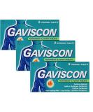 Gaviscon Peppermint Tablets 250mg - Pack of 24 - Heartburn and Indigestion Relief - Buy Online on GoSupps.com