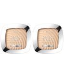 L'Or al Paris Matting Compact Powder with SPF 8 | Perfect Match Rose Ivory 1.R/1.C | 9g (2 Pack) - Buy Internationally - Buy Online on GoSupps.com