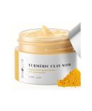 Turmeric Clay Mask - Organic Anti-Aging Face Mask | Brightens Dark Spots & Clears Pores | Acne Remedy & Sensitive Skin Gift - Buy Online on GoSupps.com