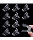 ZBX 10Pcs Clear Nail Tips Clip for Polygel Extension - Manicure Nail Art Tool - Buy Online on GoSupps.com