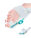 Upgraded Bunion Corrector for Men & Women - Adjustable Splint & Non-Slip Toe Separator for Pain Relief | Orthopedic Bunion Treatment - Buy Online on GoSupps.com