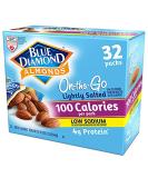 Blue Diamond Almonds Lightly Salted Low Sodium 100 Calorie Packs - 32 Count - Buy Online on GoSupps.com