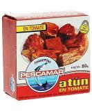 Pescamar Tuna Fillet in Tomato Sauce - 10x 80g Doses | Authentic Mediterranean Flavor - 800g - Buy Online on GoSupps.com