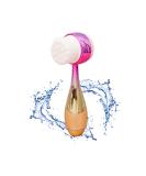 2-in-1 Double-Sided Facial Cleansing Brush for Deep Pore Exfoliation and Makeup Removal - Gold - Buy Online on GoSupps.com
