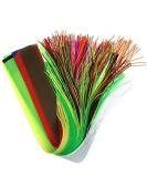 GREATFISHING 10pcs Mix Color 30CM Micro Silicone Skirts for Soft Worm Trout Fly Legs - Fly Tying Material - Buy Online on GoSupps.com