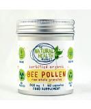 Organic Bee Pollen Capsules - 500mg 60ct | Soil Association Certified | Non-GMO | No Magnesium Stearate - Buy Online on GoSupps.com