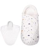 Asnewkit Newborn Swaddle Blanket | 0-3 months | 100% Organic Cotton | Baby Sleeping Bag | Boy and Girl (White) - Buy Online on GoSupps.com