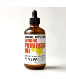 Organic Evening Primrose Oil - Cold Pressed & Unrefined Skin & Hair Moisturizer | 4 fl oz - International Shipping Available - Buy Online on GoSupps.com