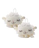 2pcs Lamb Bath Flower Loofah Set | Exfoliating Shower Puffs for Women | Bathroom Accessories - Buy Online on GoSupps.com
