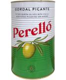 Perello Gordal Pitted Picante Olives - Gourmet Spanish Snack Spicy & Succulent - 2kg Bulk Pack for Entertaining and Culinary Delights - Buy Online on GoSupps.com
