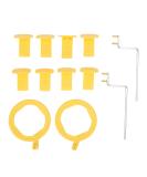 Oral X-Ray Film Positioning System - Complete Set for Clear Photography | Heat-Resistant Intraoral Film Holder for Rear Molars - Yellow | International Shipping Available - Buy Online on GoSupps.com