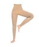 Evolyline Medical Compression Pantyhose for Women & Men 20-30mmHg Footless Graduated Support Tights Compression Pantyhose Opaque Compression Socks Stockings for Varicose Veins Edema Flight Nursing Beige XL - Buy Online on GoSupps.com