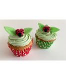 Holly Cupcakes 12 Cute Sugar Ladybirds & 12 Pretty Wafer Leaves - Buy Online on GoSupps.com