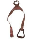 Tough-1 Kids Nylon Slip-On Stirrup Set with Leather Stirrups - Best Quality for Young Riders - Buy Online on GoSupps.com