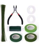 GLAMFIELDS Floral Arrangement Kit with Cutter  5 Rolls 1/2 Wide Floral Tapes  100 pcs 26 Gauge Floral Stem Wire  1 Roll 22 Gauge Floral Wire for Bouquet Stem Wrapping and Floral Crafts Green 8pcs - Buy Online on GoSupps.com