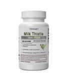Superior Labs Milk Thistle NonGMO - 80% Silymarin - Healthy Liver & Kidney Detox - 1000mg Yield - 120 Vegetable Caps - Buy Online on GoSupps.com