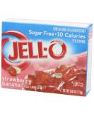 Jell-O Strawberry and Banana Sugar Free Gelatin Dessert 8.5g - Buy Online on GoSupps.com