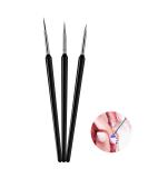 Olakin Nail Design Brush Set | 3 Professional Fine Brushes & Nail Polish Pens for DIY Nail Art - International Shipping Available - Buy Online on GoSupps.com