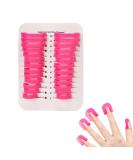 26-Piece Nail Polish Stencils & Templates Kit - Reusable Nail Edge Skin Barrier for Nail Art - 10 Sizes for Perfect Fingernails - Buy Online on GoSupps.com