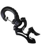 Scuba Diving Double Hose Holder with Clip Black - Buy Online on GoSupps.com