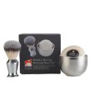 Buy G.B.S Men s Wet Shaving Set - Chrome Brush Stainless Bowl & Natural Soap - International Shipping Available - Buy Online on GoSupps.com