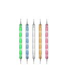 Aoshang 5pc UV Gel Painting Nail Art Dotting Pen Tool Kit for DIY Design & Manicure - Buy Online on GoSupps.com