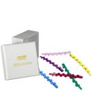 HAARallerliebst Wavy Hair Clips (6 pcs 4.5 cm) | Colorful & Stylish | Box Included - Perfect for Storage - Buy Online on GoSupps.com
