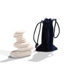 Master Massage Marble Stone Cold Stone Set - 9 Pack White Marble Massage Stones for Therapy - Buy Online on GoSupps.com