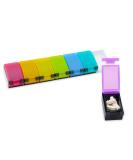 Silicone Arthritis-Friendly Pill Box - Unbreakable 7-Day Organizer Non-Slip & 100% Food-Grade - Buy Online on GoSupps.com