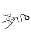 Techson 3 in 1 Dog Leashes with Padded Handle Durable Detachable Long Nylon Rope Lead for Double Triple Multiple Pet Puppy - Buy Online on GoSupps.com