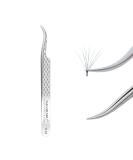 Nagaraku Titanium Alloy Eyelash Extension Tweezers - Professional Precision Ultra-Light Easy Fanning | Ti-02 - Buy Online on GoSupps.com