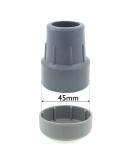 Plastic Carpet Glides/Skis for Walkers & Zimmer Frames for Ferrule with 45mm Base - by Lifeswonderful (2) - Buy Online on GoSupps.com