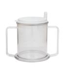 FakeFace Return-Safe Beak Cup for Seniors | 2-Handle Drinking Aid for Patients & Disabled | Safe Lid Design - Ideal for Convalescence & Pregnancy - Buy Online on GoSupps.com