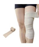 Elastic Calf Compression Bandage - Adjustable Leg Sleeve for Pain Relief & Stability | Unisex | 1PC Skin Color - Buy Online on GoSupps.com