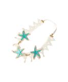 Lurrose Starfish Pearl Headband | Elastic Lace Hairband for Girls & Women - International Shipping Available - Buy Online on GoSupps.com