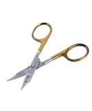 Nose Ear Hair Grooming Scissors, Hair Removal & Trimming Clippers - Beard Mustache Eyebrow Eyelash Care Scissors, Facial Hair Cutting Tool (Gold) - Buy Online on GoSupps.com