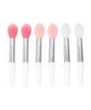 FRCOLOR Silicone Lip Brush Set - 6 PCS Single Head Lip Balm & Oil Applicator - Essential Makeup Brush for Smooth Application - Buy Online on GoSupps.com
