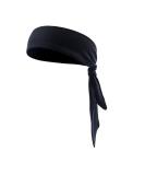 Y8HM Quick Dry Moisture Wicking Head Tie Sweatband for Sports - Black - Buy Online on GoSupps.com