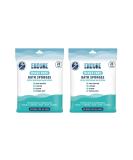 Endure Rinse Free Bath Shower Sponge Wipes - Body Wash Wipes for Bathing - Perfect for Camping Festivals Gym & Travel - Dry Wipes with Gentle Cleansing Soap. Just add Water. Twin Pack (25 Per Pack) 25 count (Pack of 2) - Buy Online on GoSupps.com