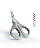 Wepet Claw Scissors for Pets - Professional Nail Clippers for Cats Dogs Kittens & Small Animals - Safe & Spicy Design #05 Gray/Tea Green - Buy Online on GoSupps.com