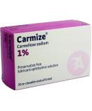 Carmize Carmellose Sodium Eye Drops 1% Lubricant Re-Closable Vial's of 0.4ml (30 Vials) - Buy Online on GoSupps.com