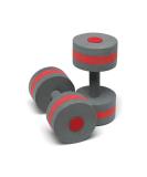 Speedo Unisex Swim Aqua Fitness Barbell , Charcoal/Red - Buy Online on GoSupps.com